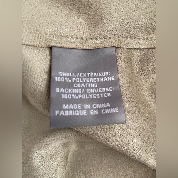 BAGATELLE faux leather draped jacket new with tags size medium - Picture 9 of 9